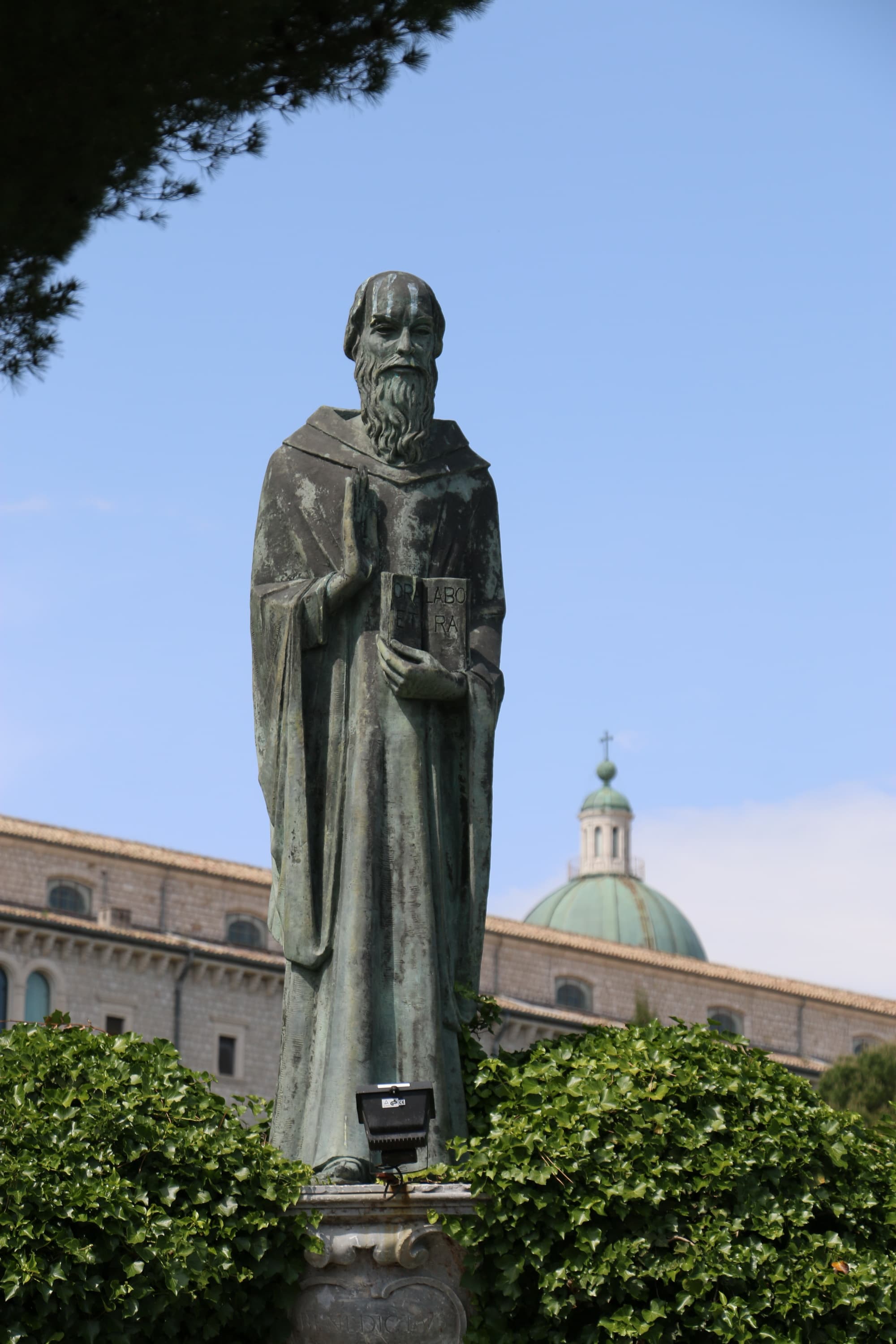 Facciata dell'abbazia di Montecassino